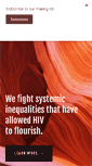 Mobile Screenshot of aidsfreeworld.org